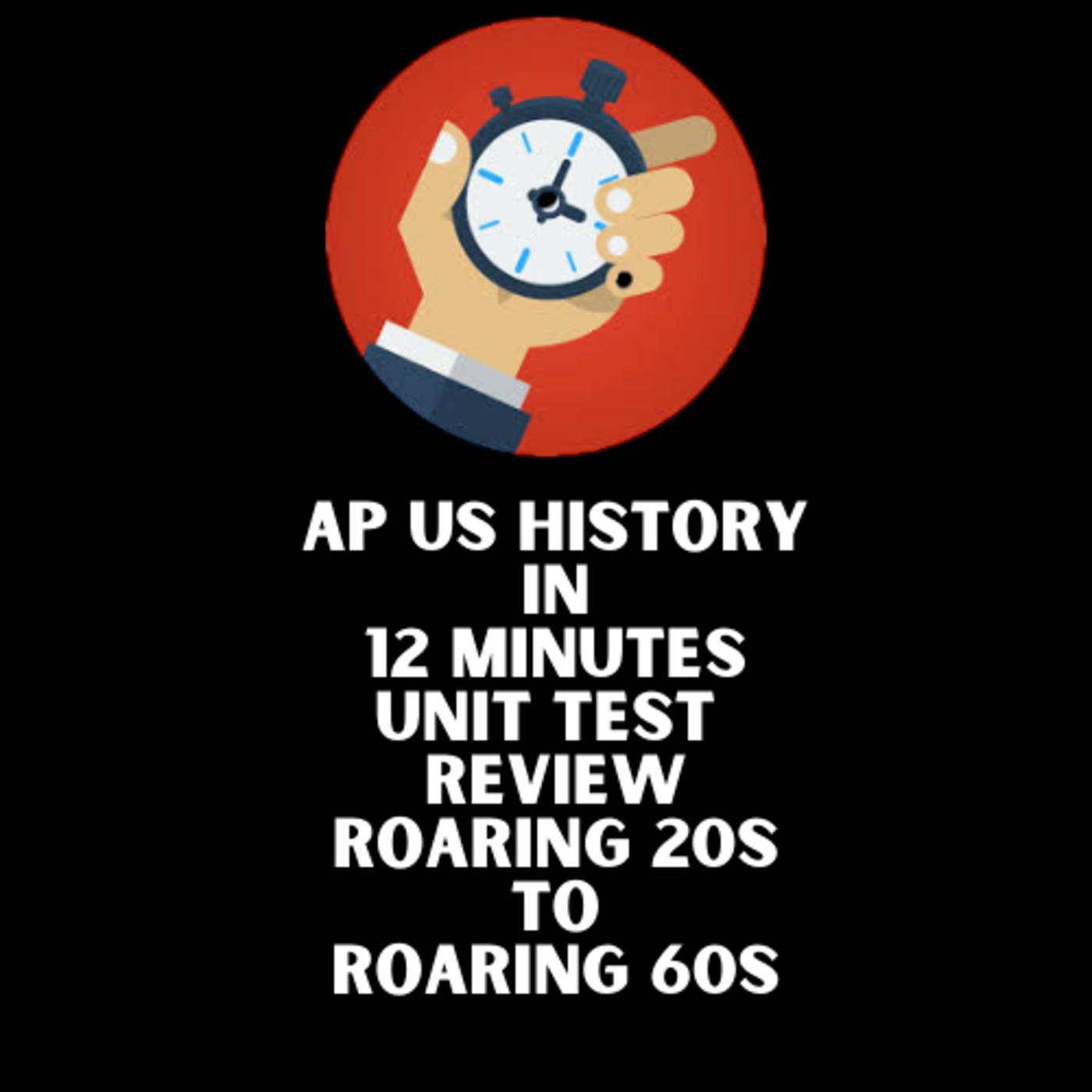APUSH Unit Test Review: 1920s to the 1960s - 10 Minutes of AP History ...