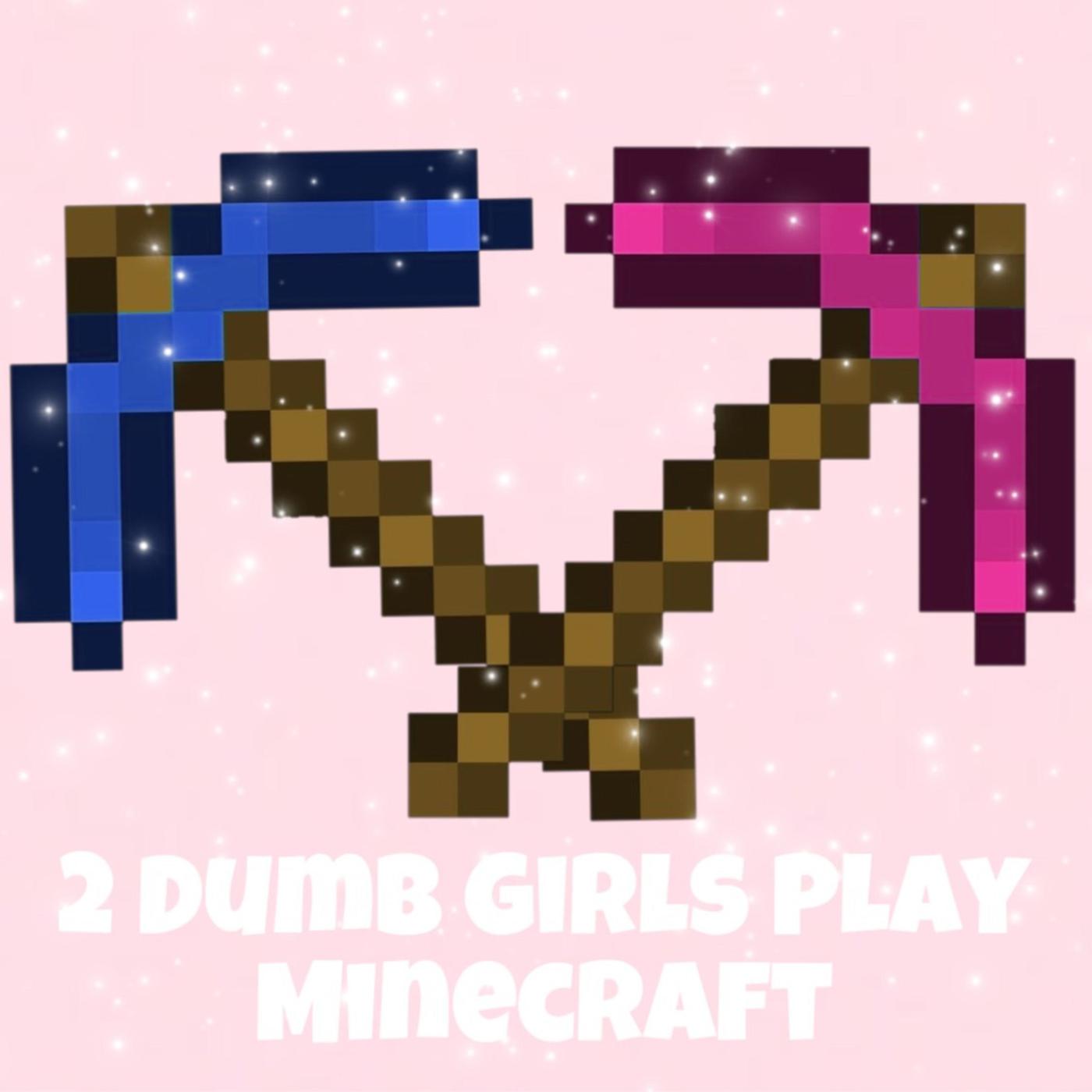 2 dumb girls play minecraft