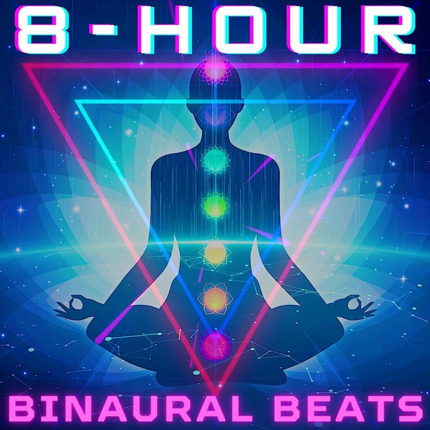 🌧️ 8 Hours of 1 Hz Delta Wave Binaural Beats with Light & Relaxing Rain ...