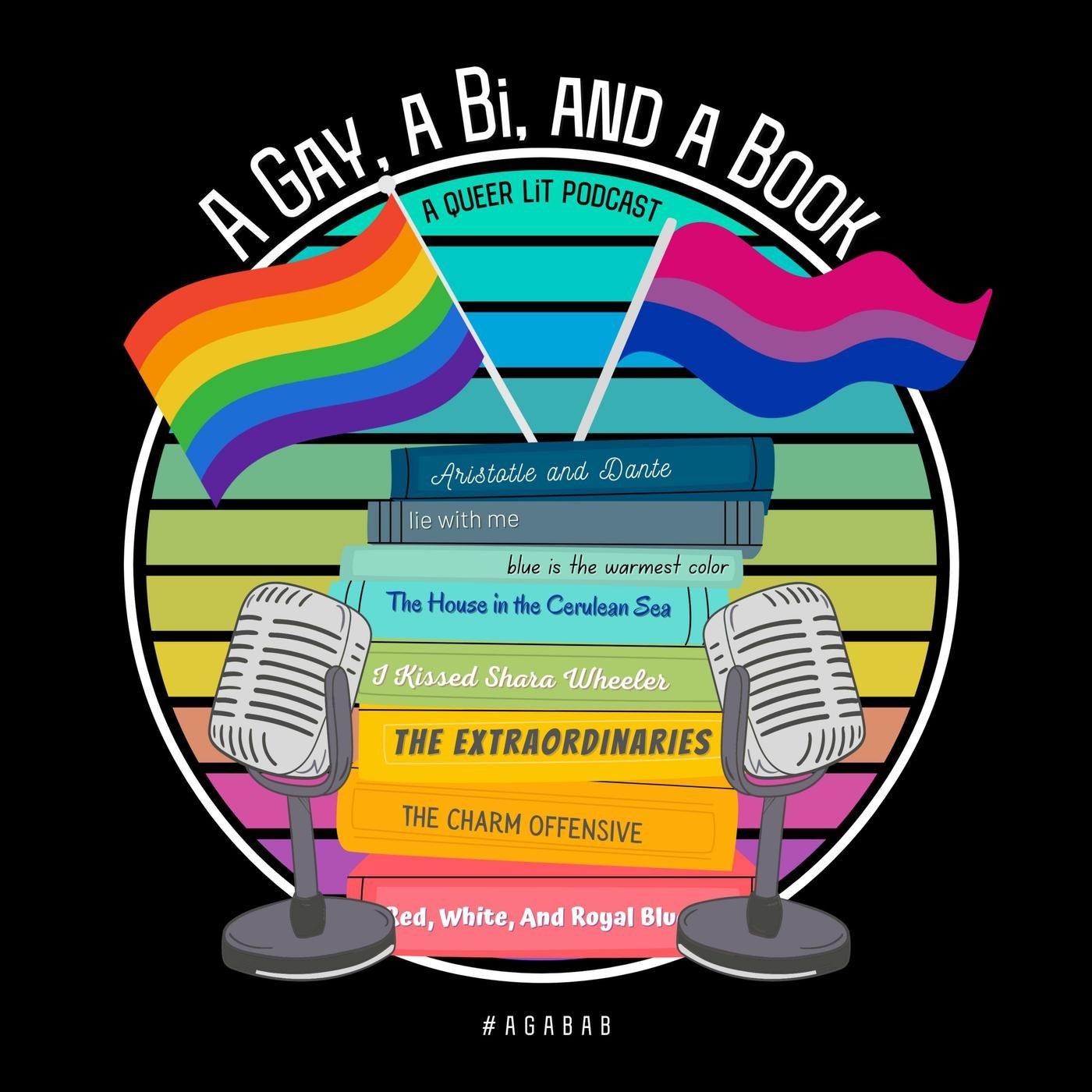 A Gay, a Bi, & a Book logo