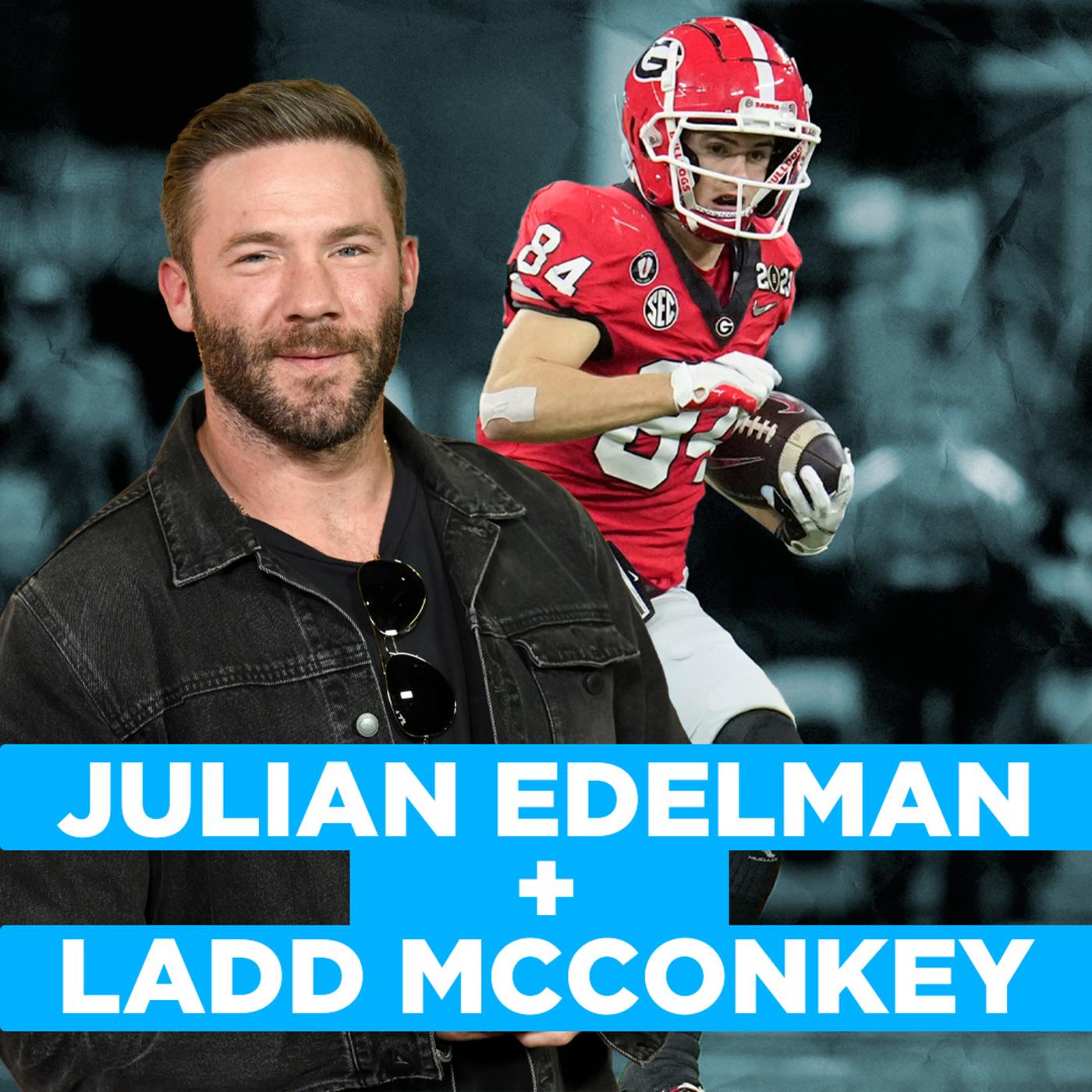 Julian Edelman and Ladd McConkey - Around the NFL with Sterling Holmes ...