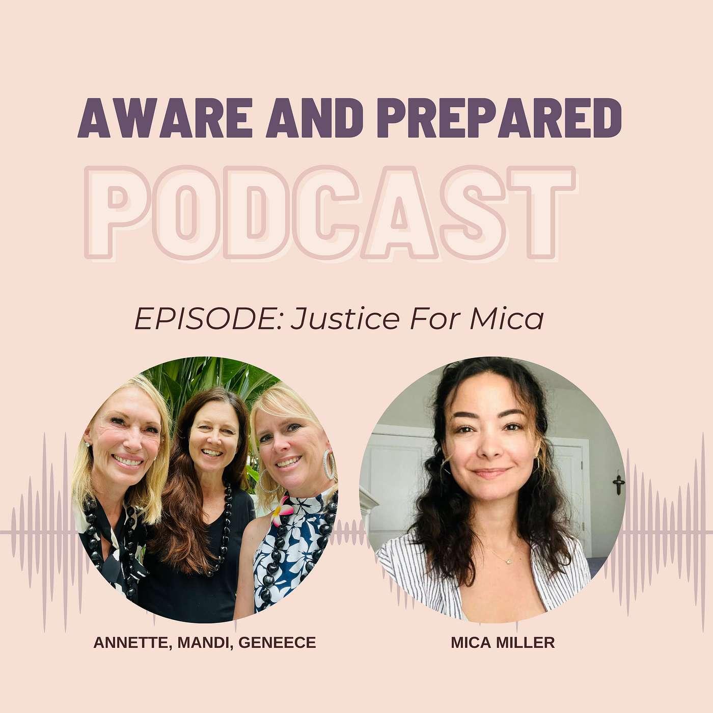 Justice for mica pastor predators aware and prepared podcast