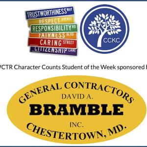 Character Counts Student of the Week
