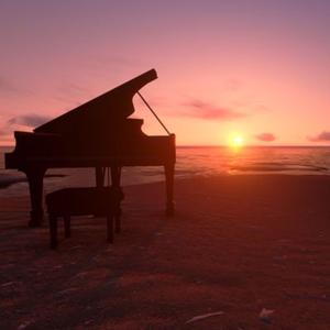 Peaceful Piano and Ocean Waves (sleep, relax, calm)