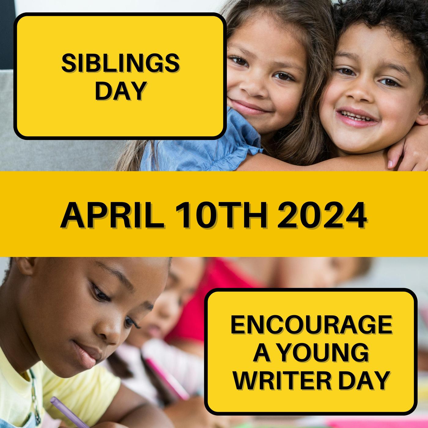 April 10, 2024 Sibling Bonds and Literary Dreams Destination