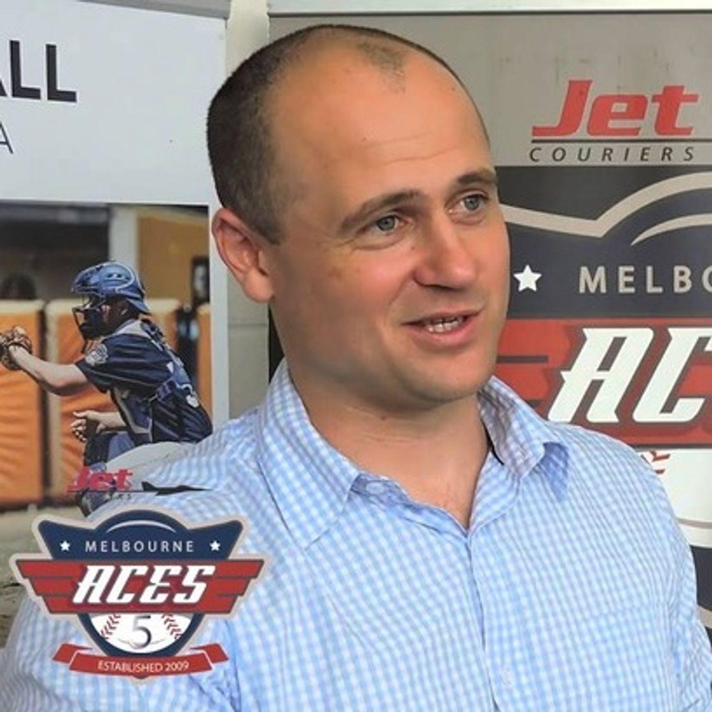 Melbourne Aces General Manager and former MLB player Justin Huber talks ...