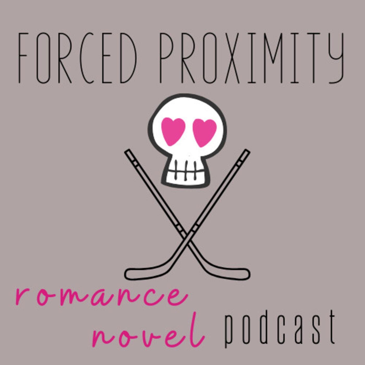 Forced Proximity: a husband, a wife, a romance novel logo