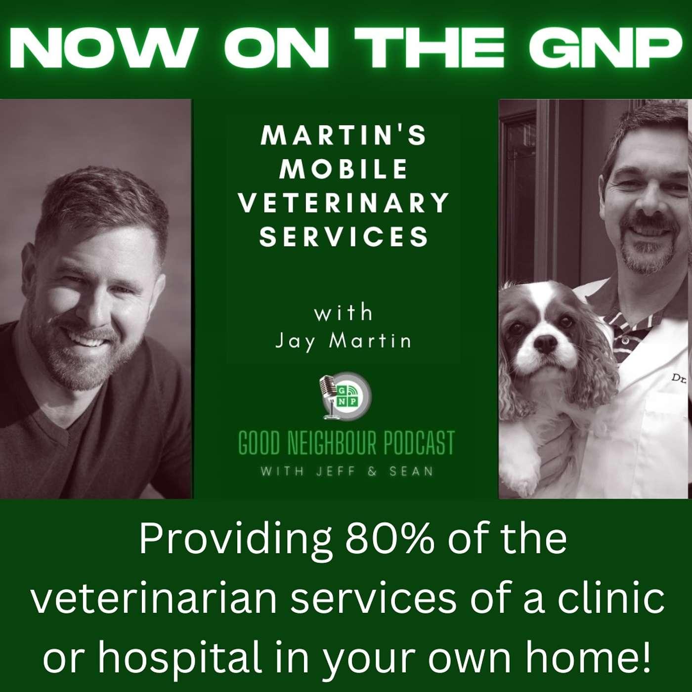 Jay Martin of Martin's Mobile Veterinary Services Good Neighbour