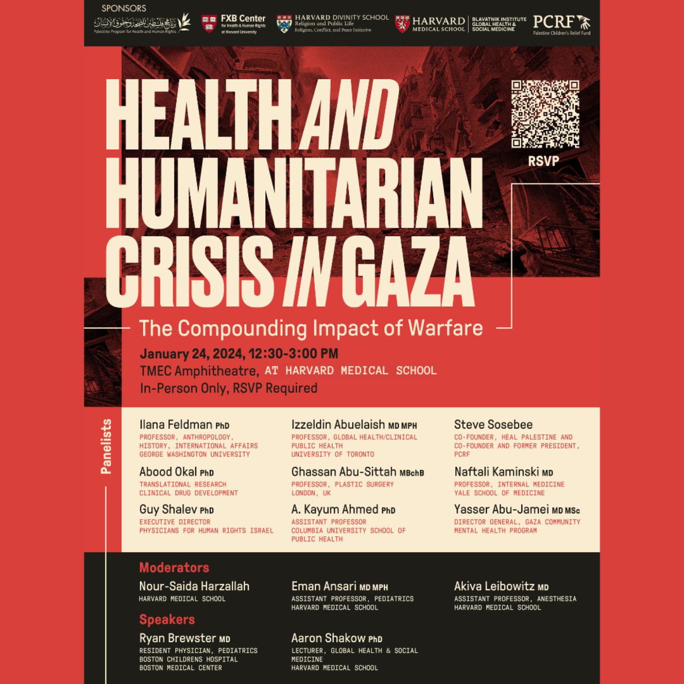 Health and Humanitarian Crisis in Gaza: The Compounding Impact of Warfare