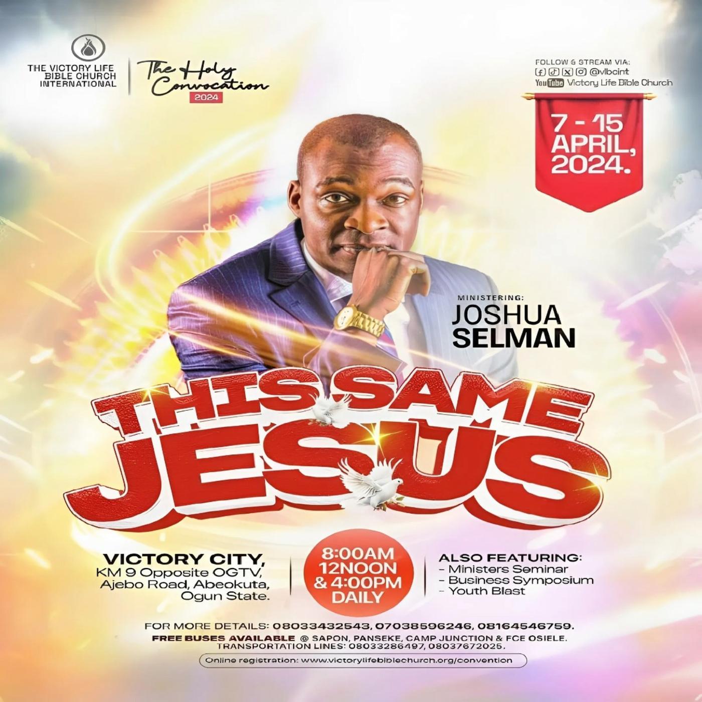 INTRODUCING JESUS(HIS PERSON & MISSION) PART 1 || VLBC || ABEOKUTA-NIGERIA  || APOSTLE SLEMAN | Listen Notes