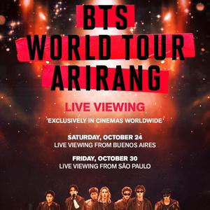 Tomorrow I will talk about BTS world tour ARIRANG live viewing concert movie google images info