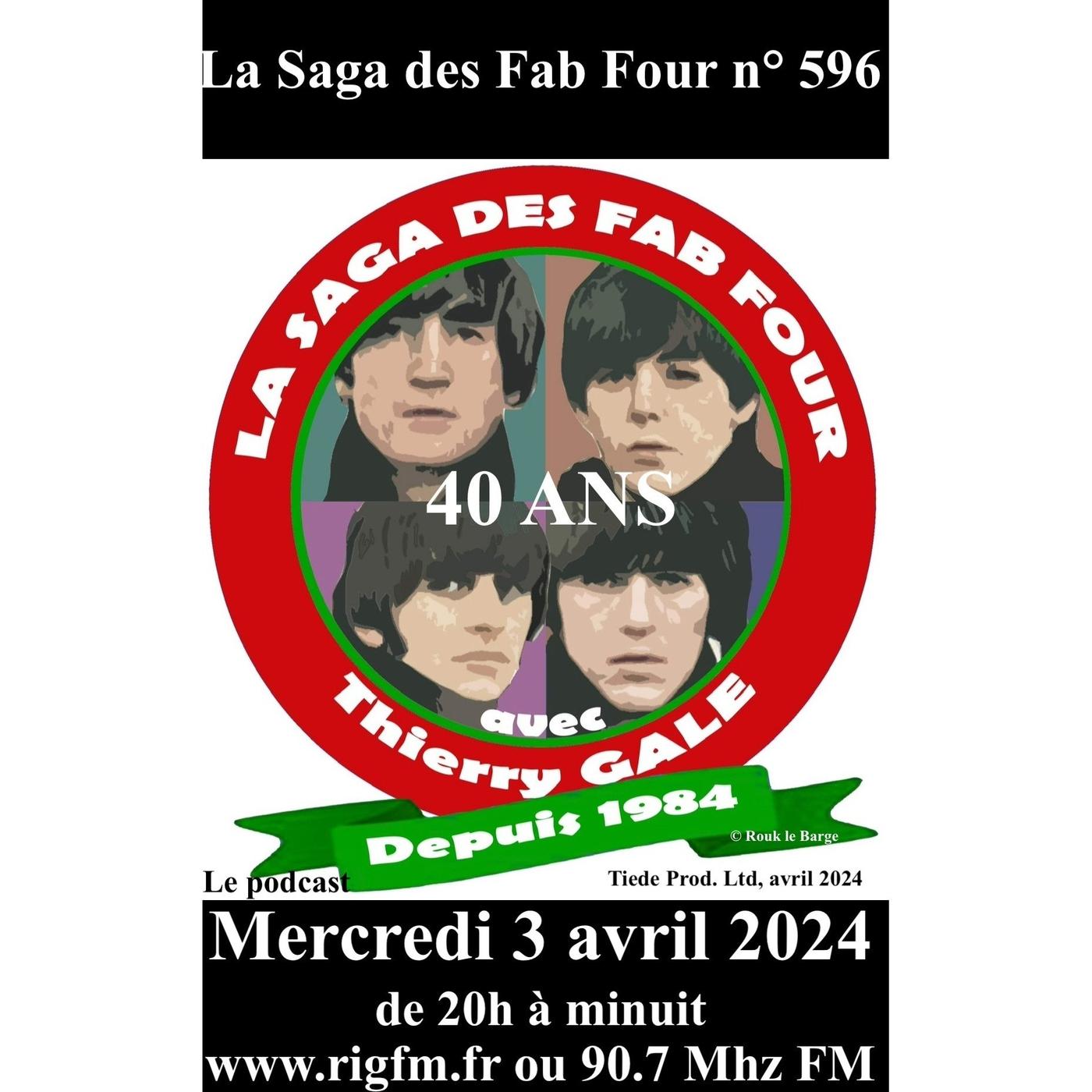 La Saga des Fab Four n° 596 (spéciale 40 ans) - La Saga des Fab Four ...