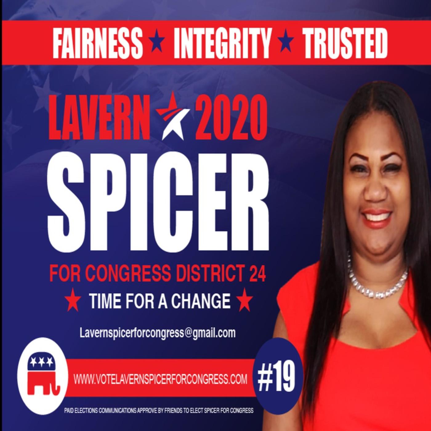 Why Lavern Spicer is Running for Congress, Florida District 24 to ...