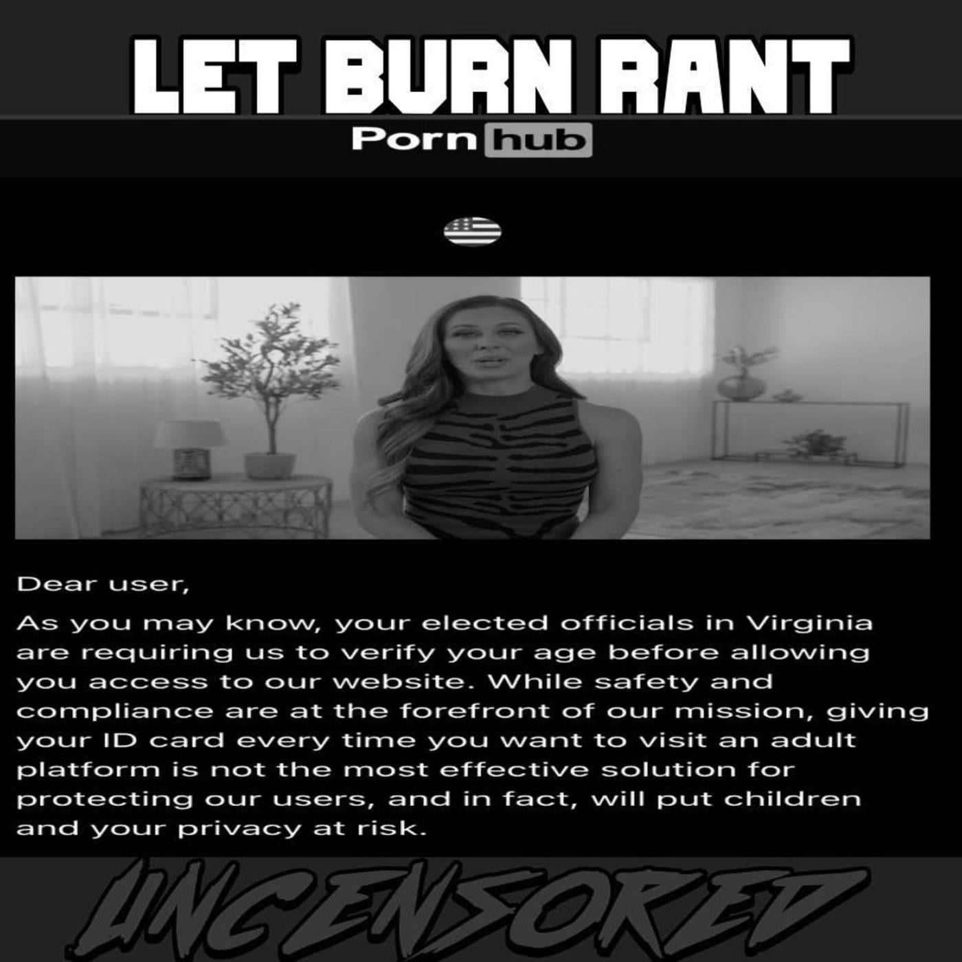 PORNHUB IS GETTING BANNED? IS THIS THE END OF PORNOGRAPHY? #LetBurnRant