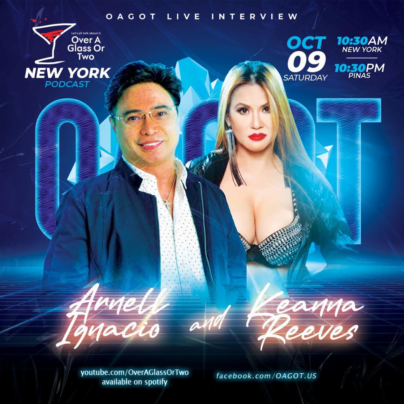 🤩 Arnell Ignacio & Keanna Reeves LIVE Interview! #OAGOT | Listen Notes