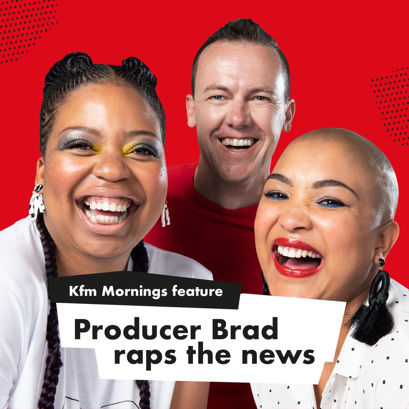 Producer Brad raps the news Podcast Kfm Mornings with Darren Sherlin Sibs Listen Notes