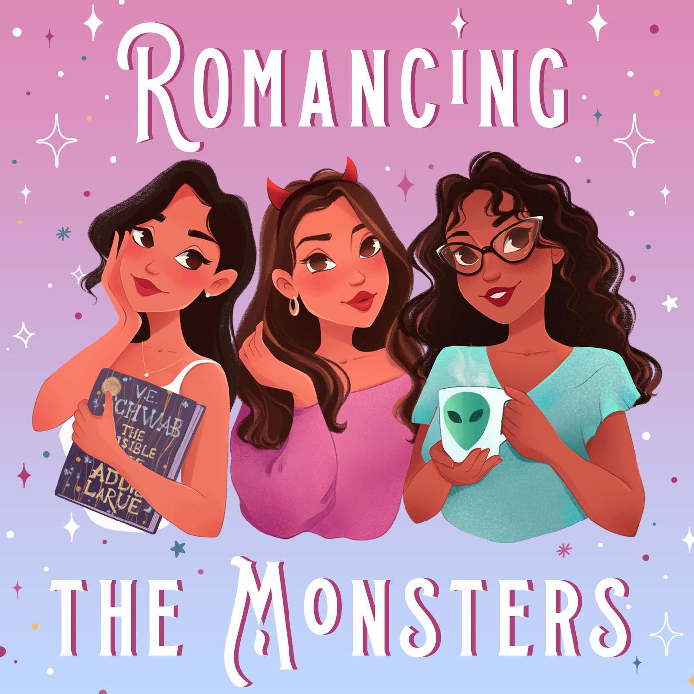 Romancing the Monsters Podcast logo