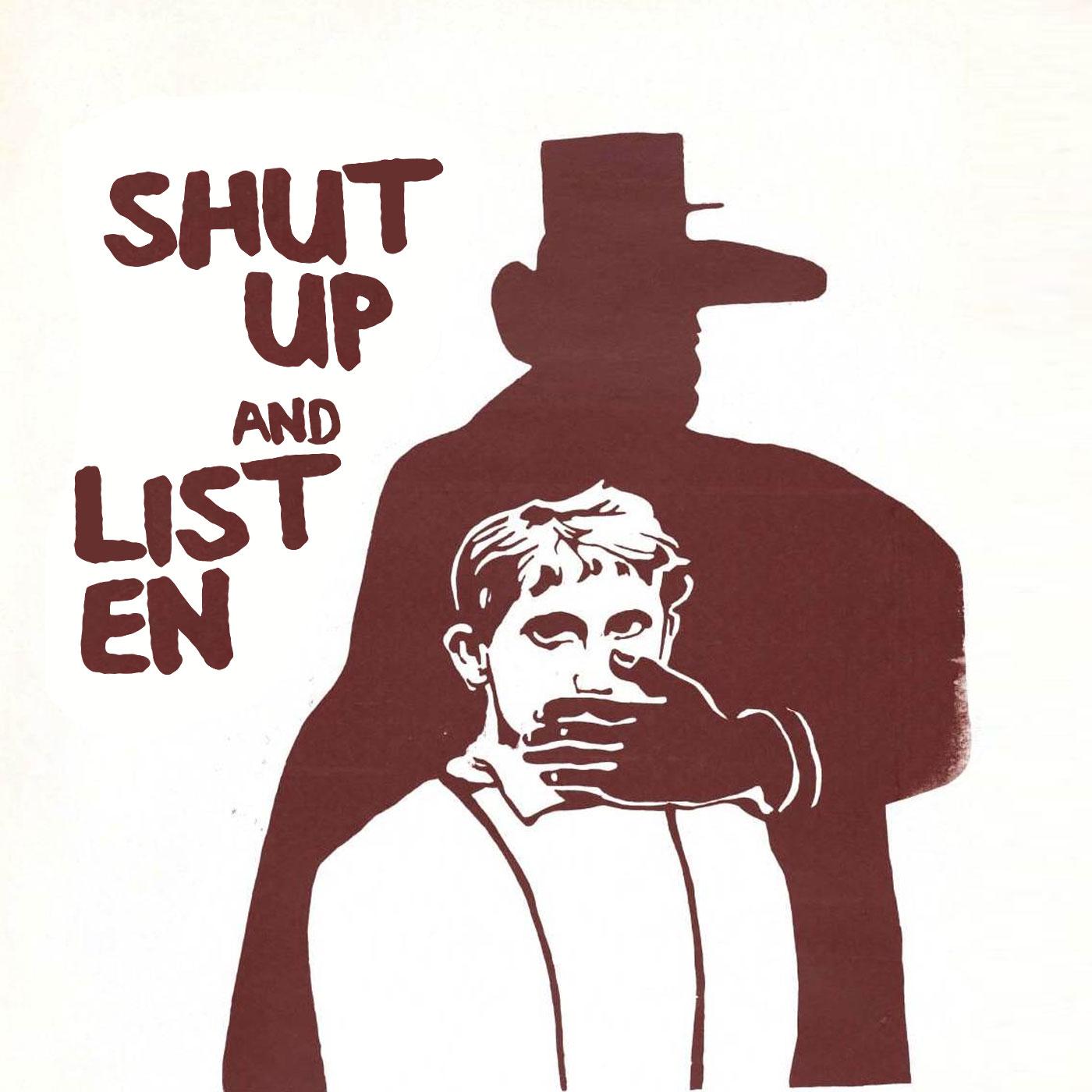 Bonnin shut up and listen. Shut up. Картинка shut up. Обои на рабочий стол shut up. Shut up эскиз.