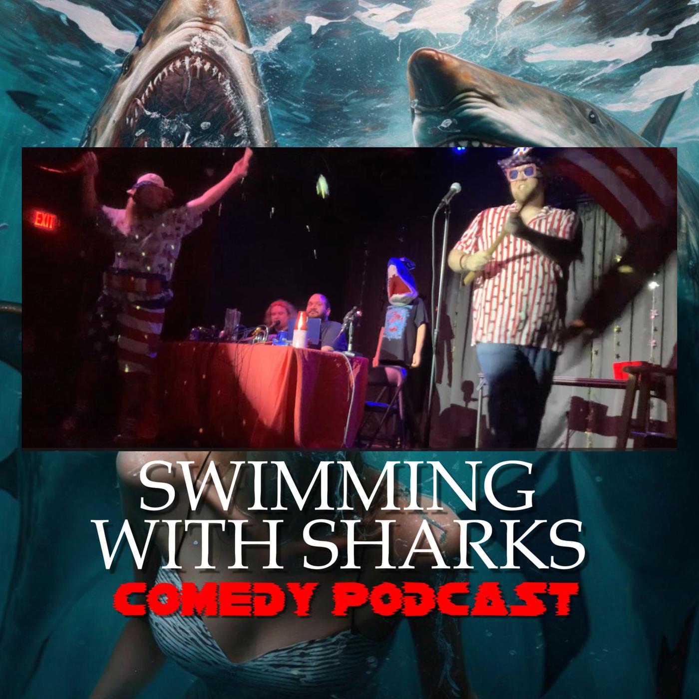 Fourth of July 2024 Live at The Nines SWIMMING WITH SHARKS COMEDY