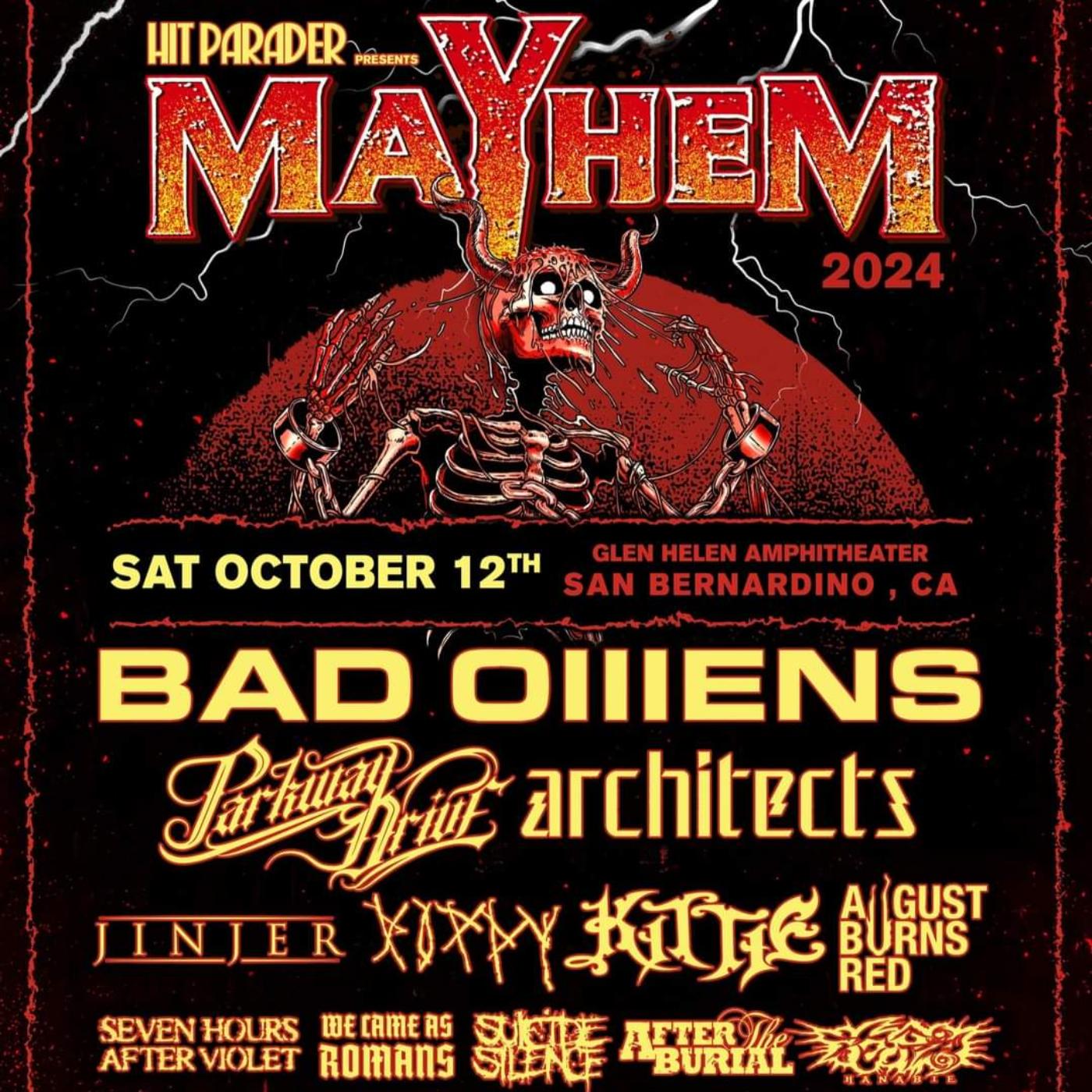 Mayhem Fest Returns; Will It Thrive? | The Podcast That Rocked | Listen ...