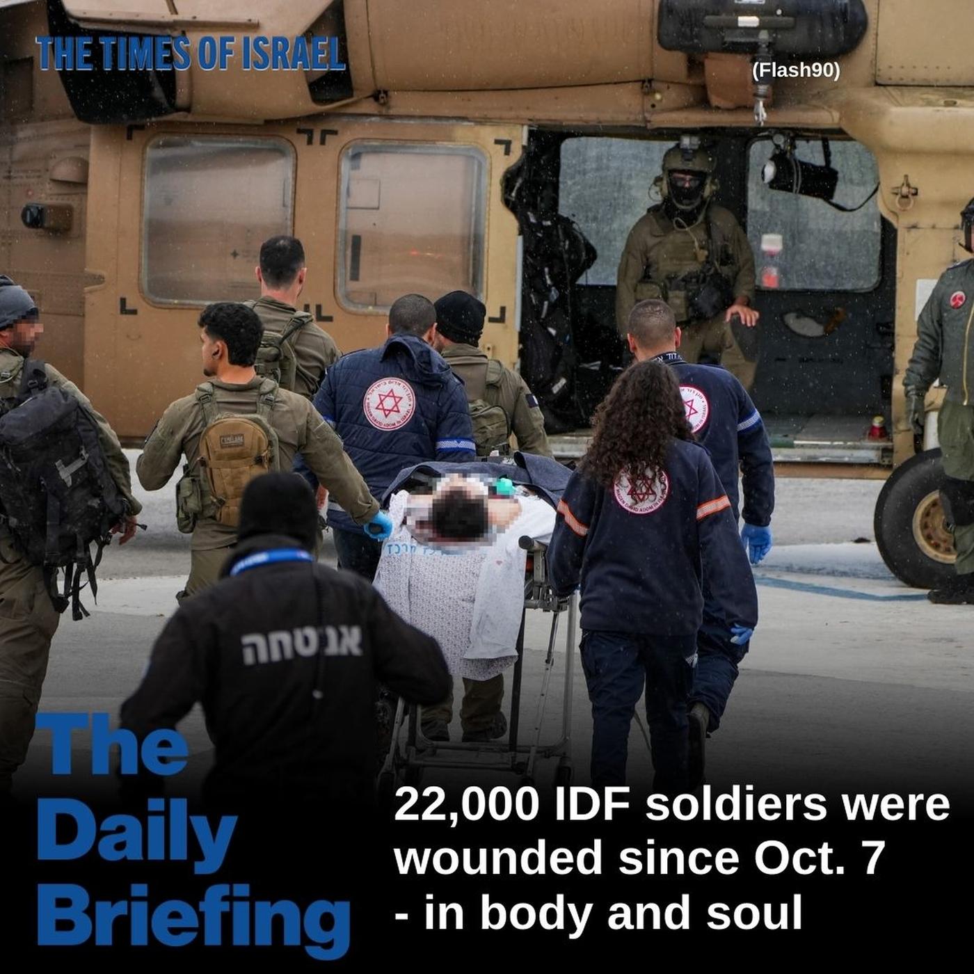 The Times of Israel Daily Briefing