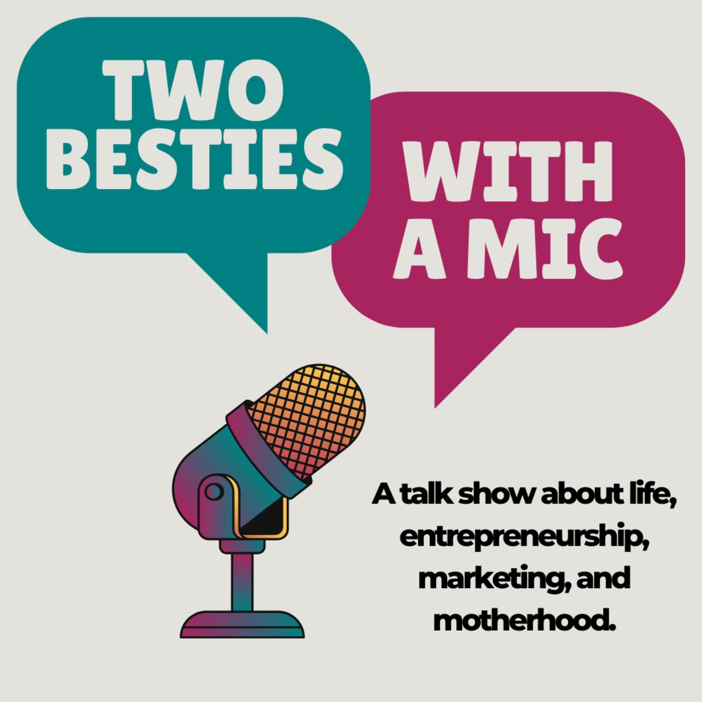 Two Besties with a Mic (podcast) - Devan Robinson and Kelsey Darou | Listen  Notes