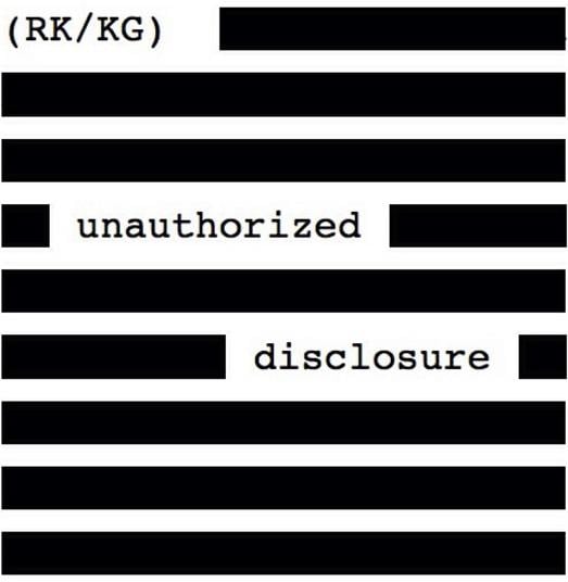 Unauthorized Disclosure