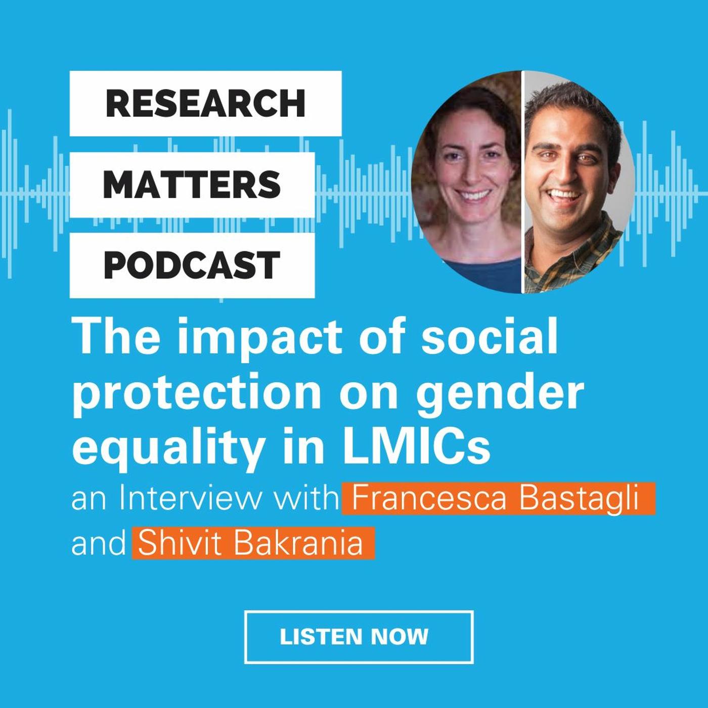 The impact of social protection on gender equality in low and middle ...