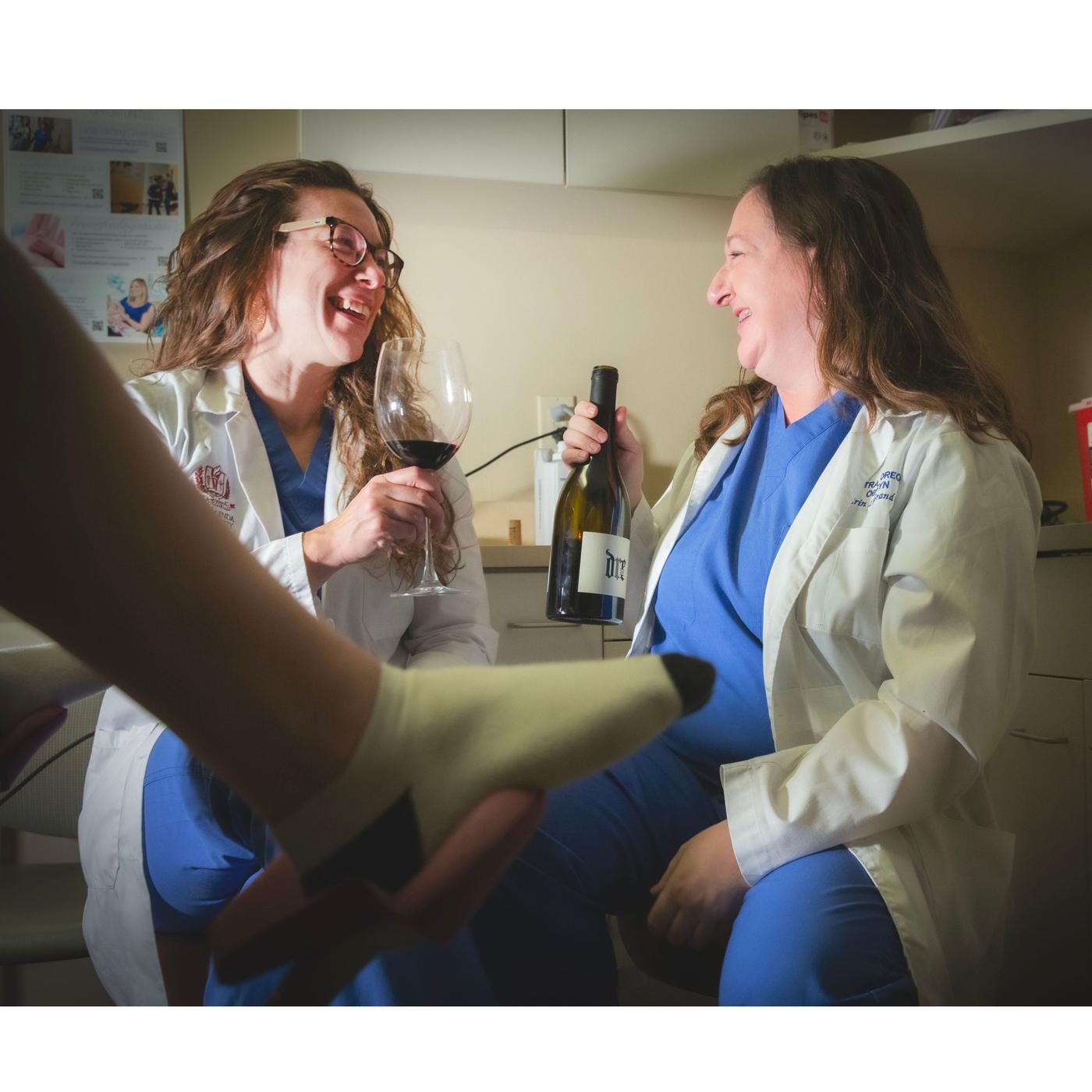 Wine With Your Gyn (podcast) - Erin LeGrand and Sarah Hellmann | Listen  Notes