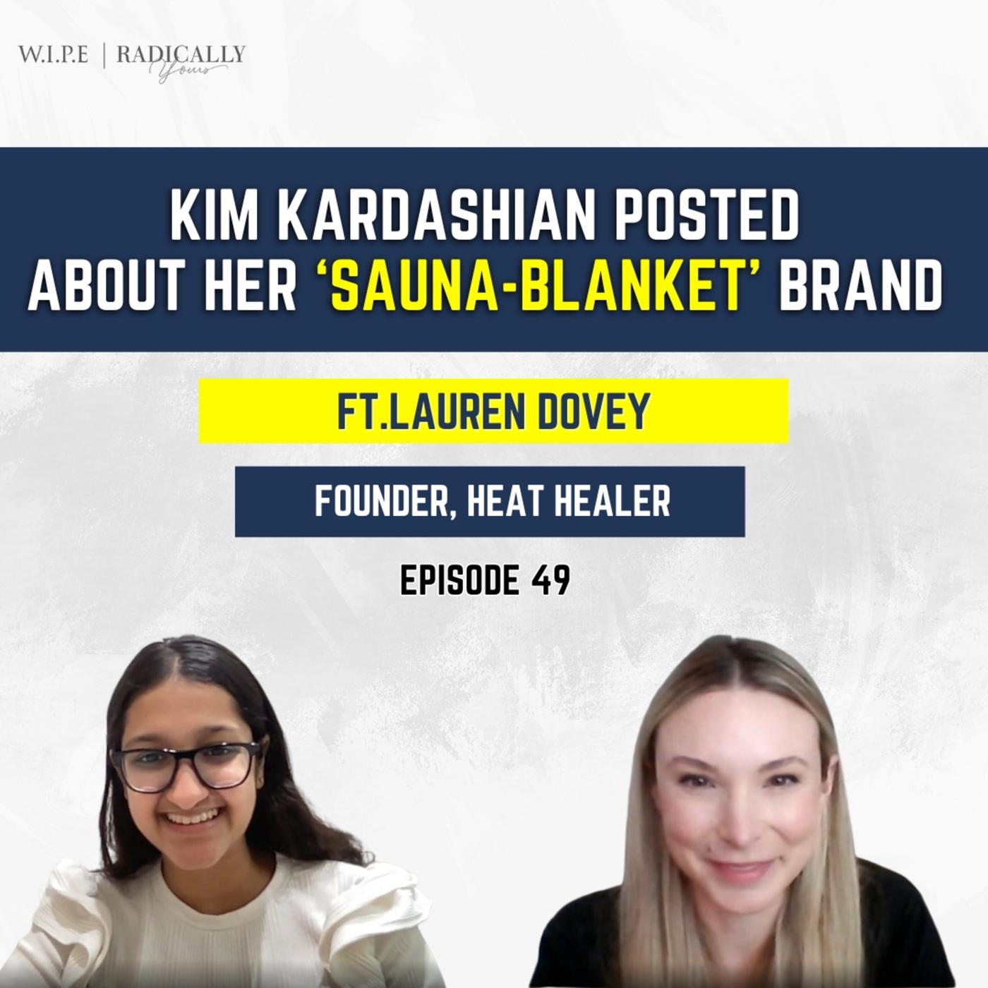 Kim Kardashian posted about her "SaunaBlanket" Brand Listen Notes