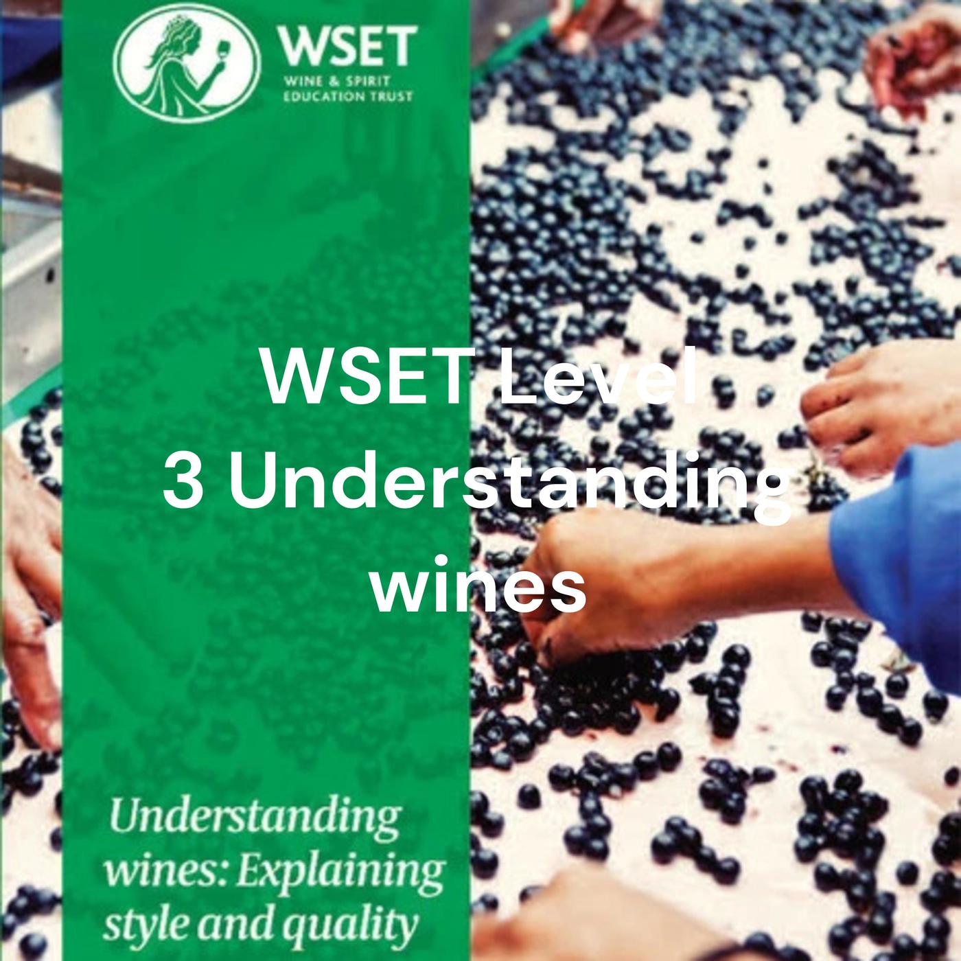 WSET Level 3 Understanding wines: Explaining style and